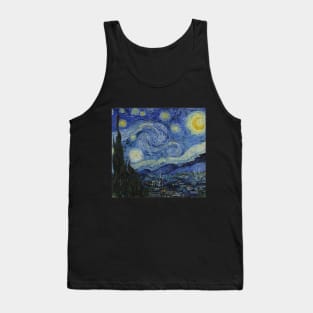 The Starry Night (1889) by Vincent van Gogh Tank Top